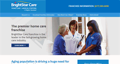 Desktop Screenshot of franchise.brightstarcare.com