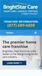 Mobile Screenshot of franchise.brightstarcare.com